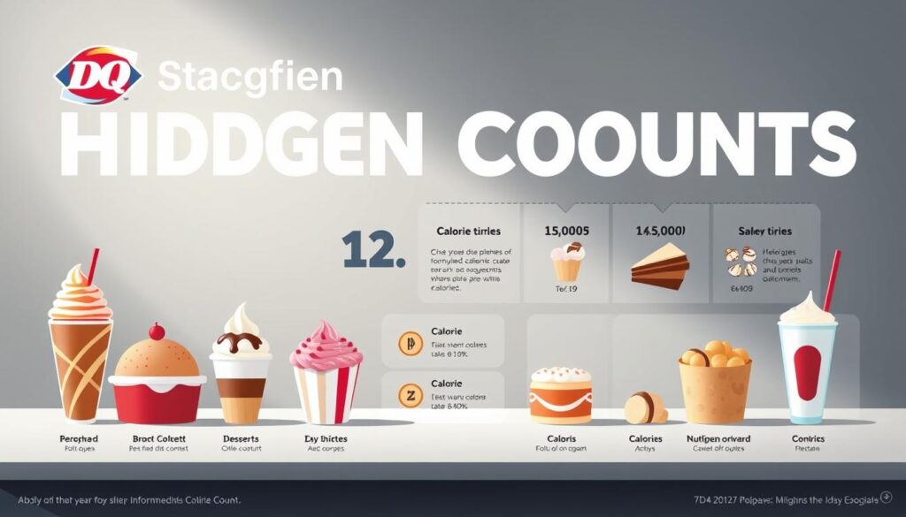 Dairy Queen Hidden Calories Infographic