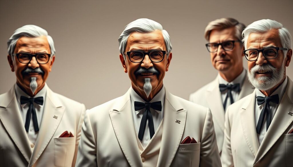 KFC Colonel Sanders Brand Evolution
