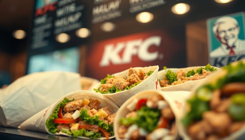 KFC Wrap Ordering Options