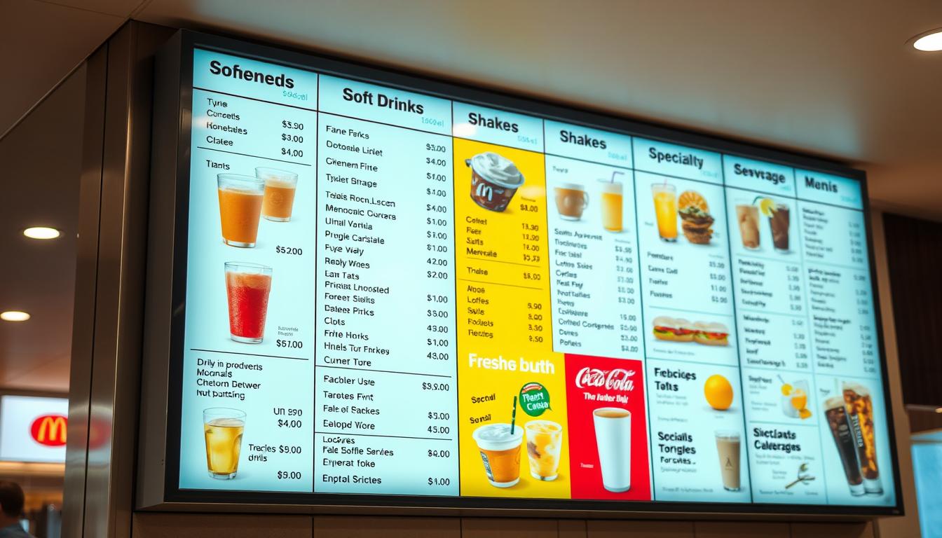 McDonald’s Drinks Menu