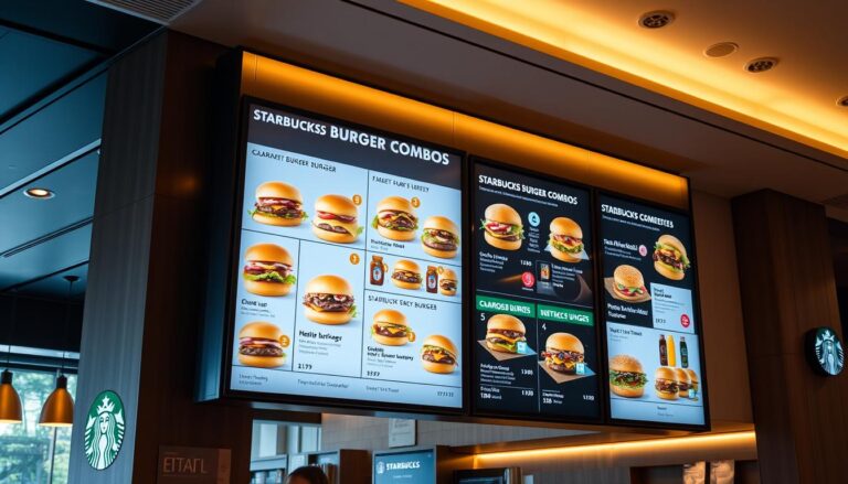 Starbucks Burger combos Menu