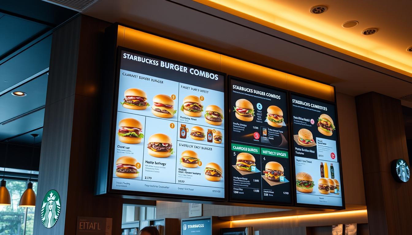 Starbucks Burger combos Menu