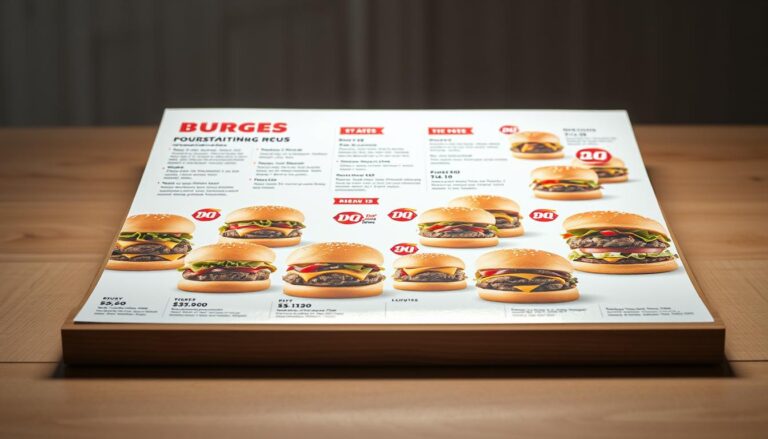 dairy queeen burger menu