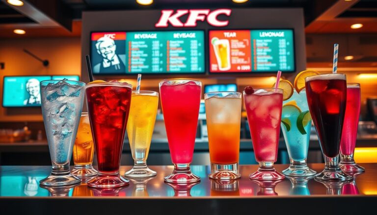 kfc drink menu