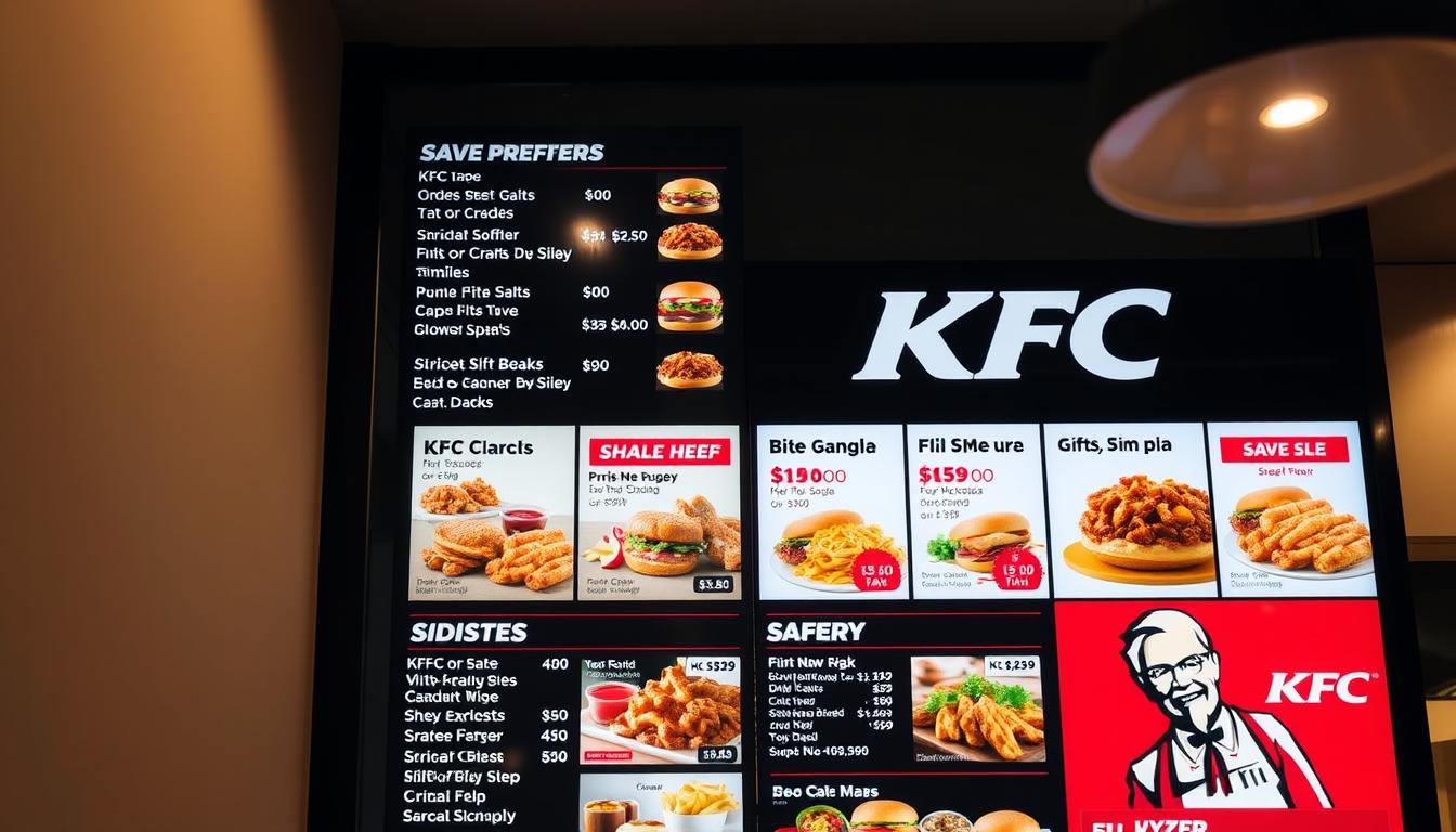 kfc offer menu