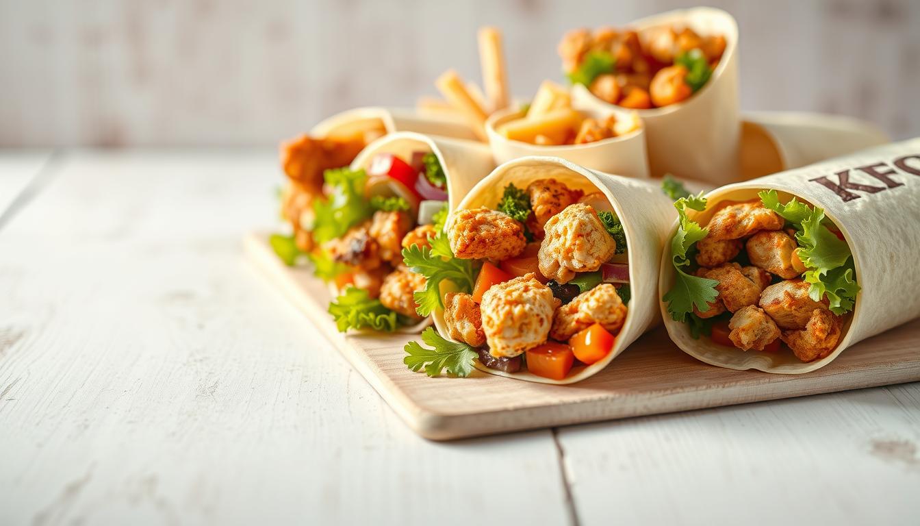 kfc warps menu