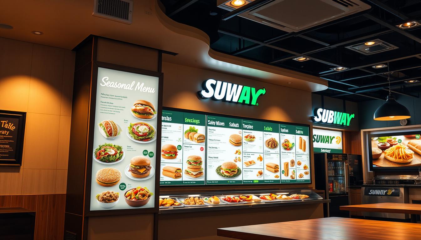 subway seasonal menu
